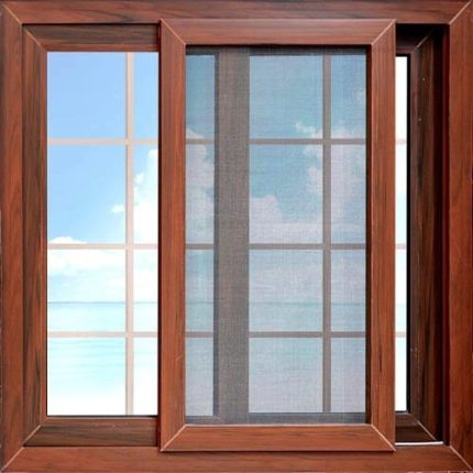 پنجره upvc رنگی
