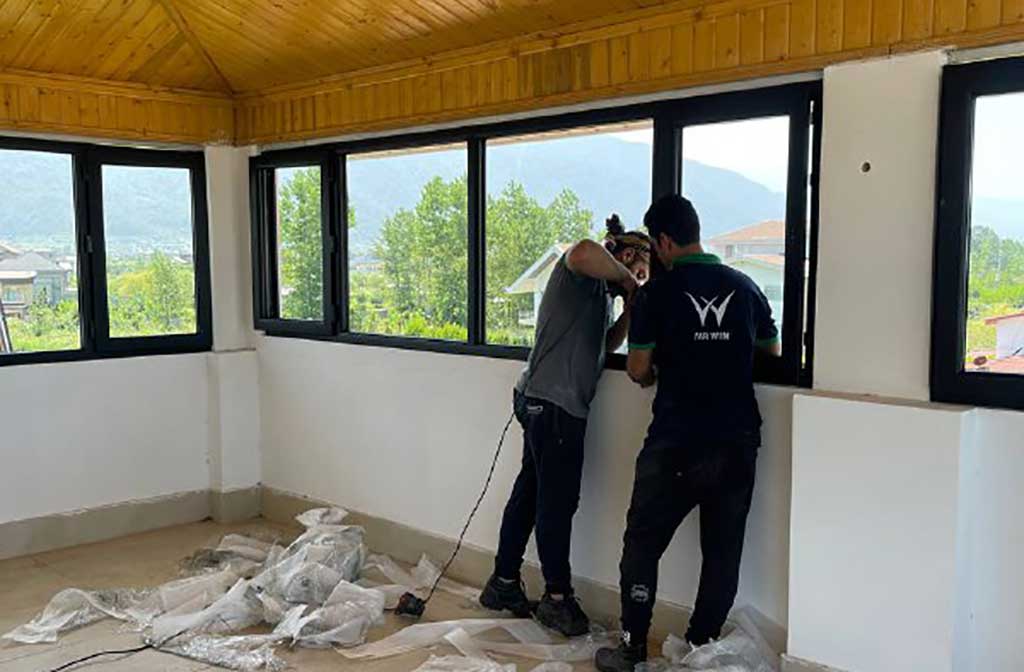 نحوه ساخت پنجره upvc