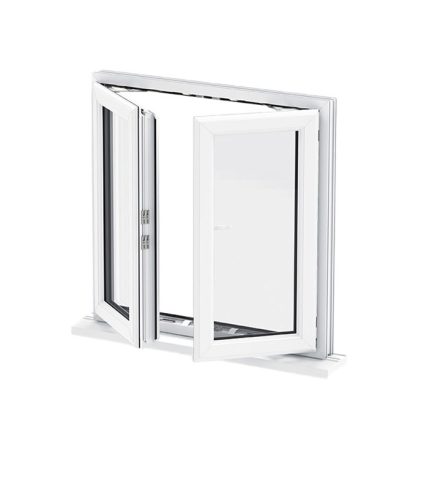 پنجره UPVC دوجداره فرانسوی