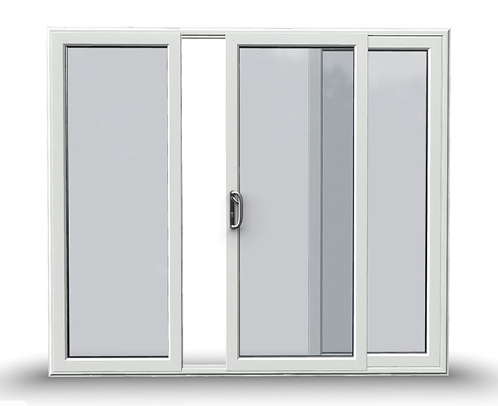 درب upvc نیم در
